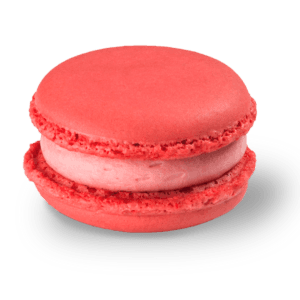 Rosa pinkes Himbeeren Macaron